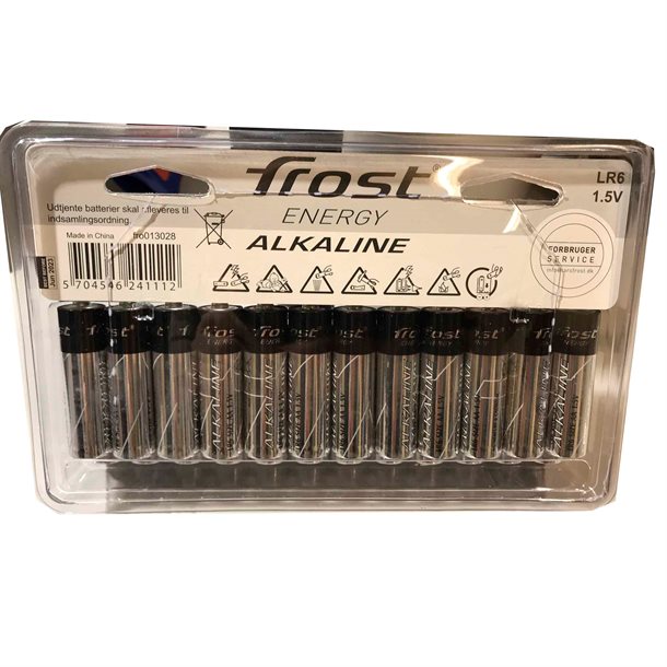 Frost Alkaline batteri Classic AA 1,5 volt 24 stk. FRO013028
